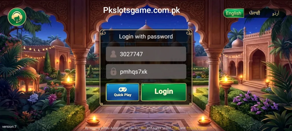 Login Pk Slots